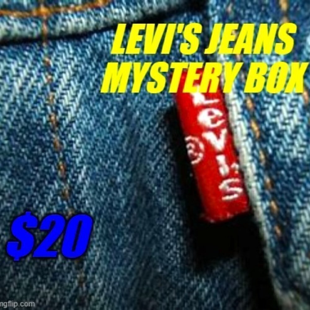 Levis' Jeans | Mystery Box | Resellers Box | Inventory Box 2 Pairs for $20